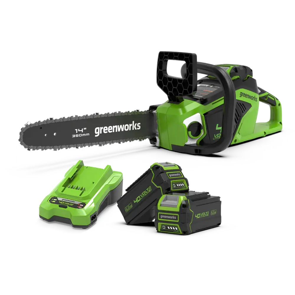 Аккумуляторная пила Greenworks 40V с шиной 35 см - компактная мощность для сада и леса 86837016 STLM-0071914 - Вид №3