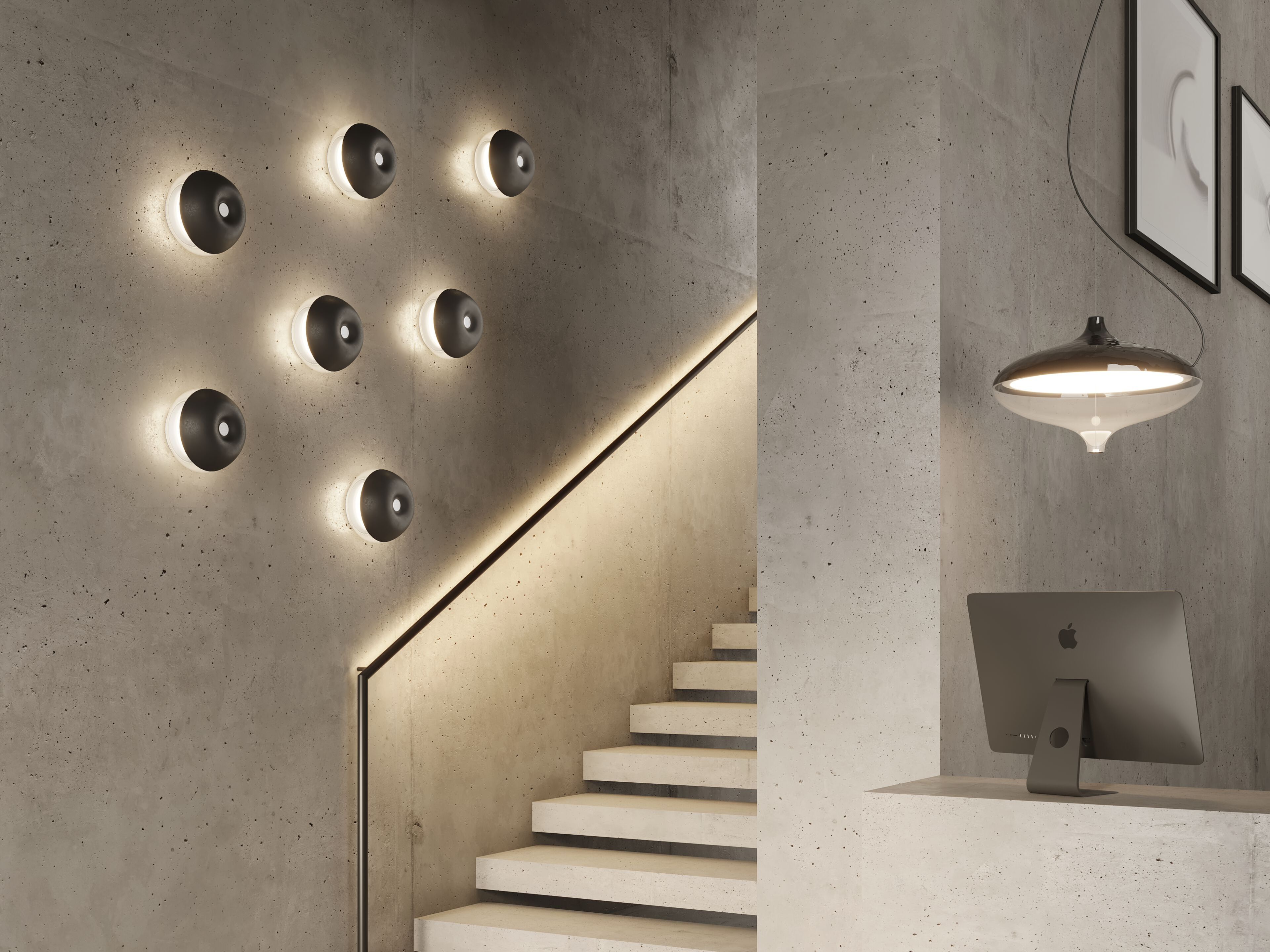 Керамическая и стеклянная светодиодная настенная лампа Hind Rabii T-Cotta ARCH-00088510 - Вид №5