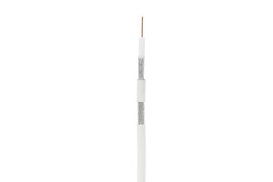 16393188 Коаксиальный кабель RG-6 , одножильный, CCS, PVC, белый, 305м UEC-C2-32123A-WT-3 NETLAN