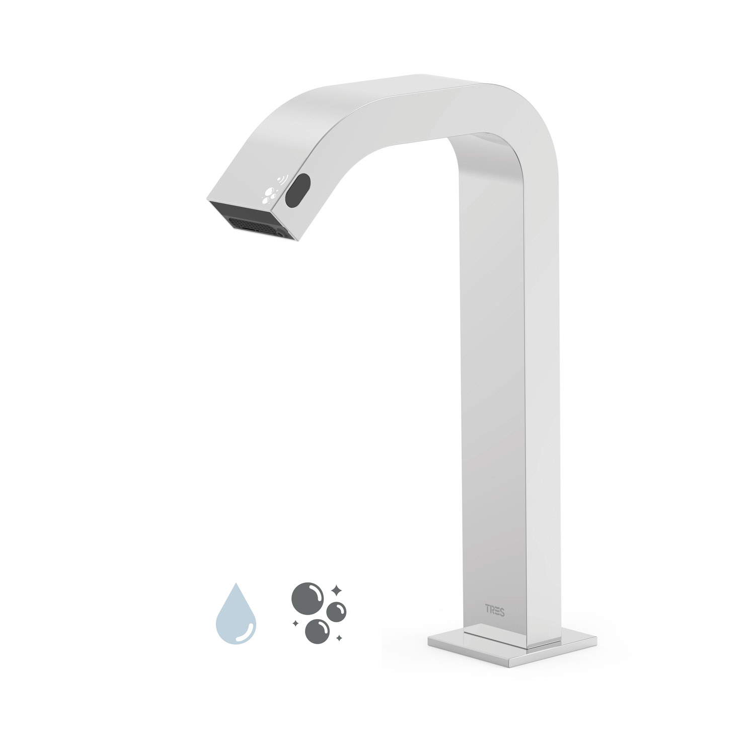 Электронный смеситель для раковины с 1 водопроводной водой и автоматическим дозатором мыла-39210320 TRES Electronic