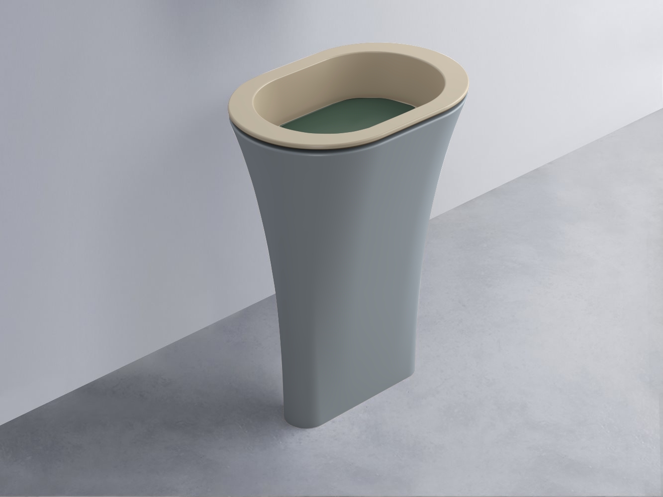 AMLA65-AV+AMPILO-MU+AMCOLO-BR Раковина Amedeo Ovale отдельностоящая cielo Enjoy + Amedeo Ceramica Cielo