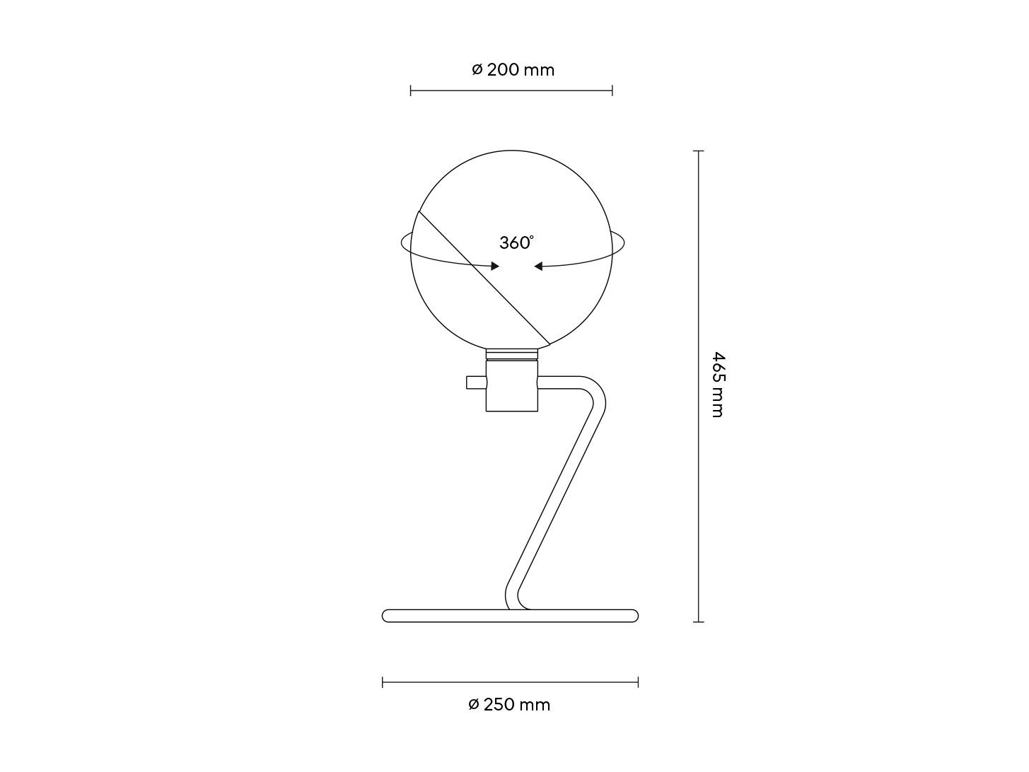 Настольная лампа из дутого стекла Grupa Baluna ARCH-00059372 - Вид №8