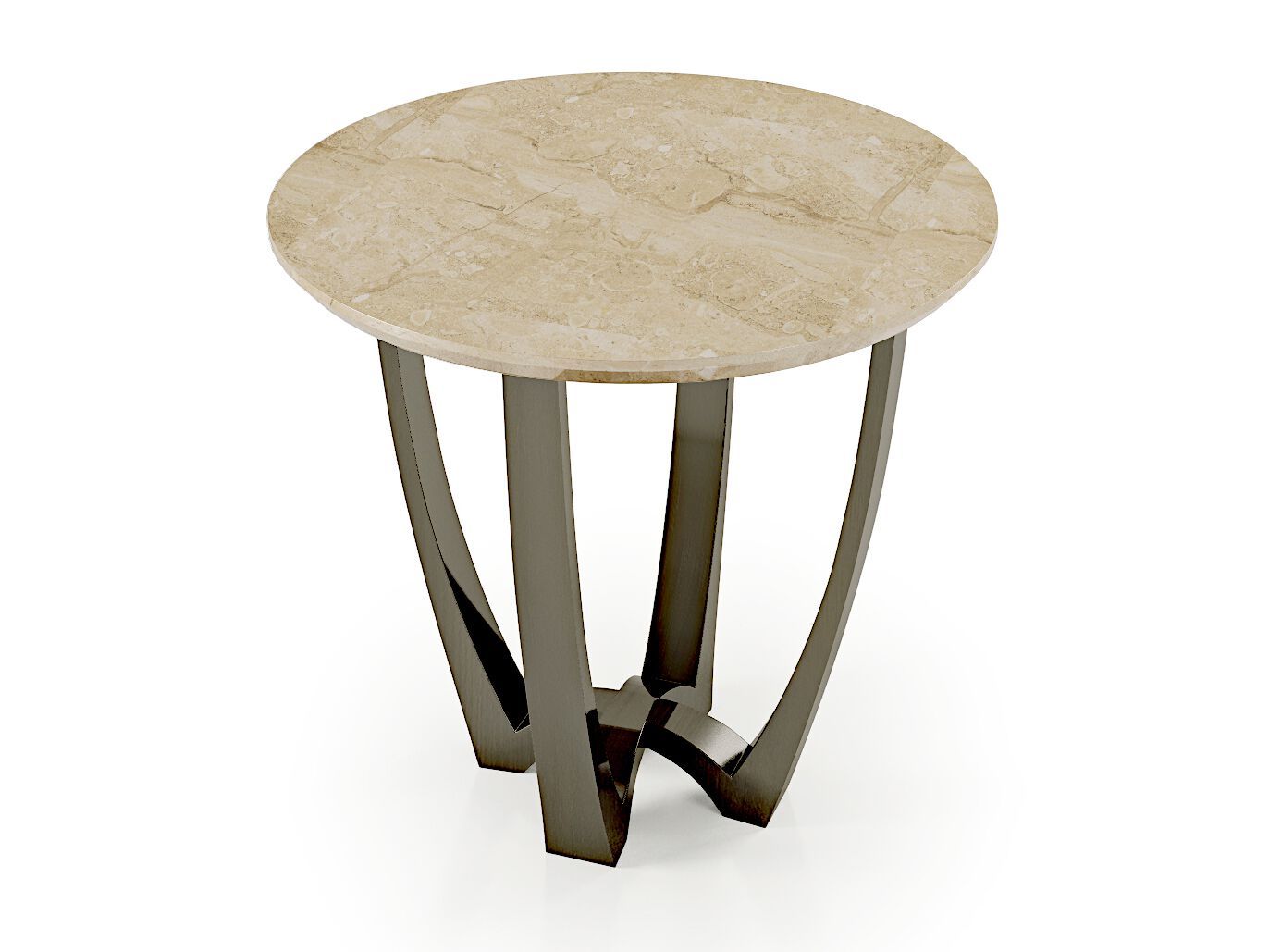 Высокий круглый мраморный журнальный столик Bizzotto Italia Atmosphera ARCH-00097868 - Вид №5