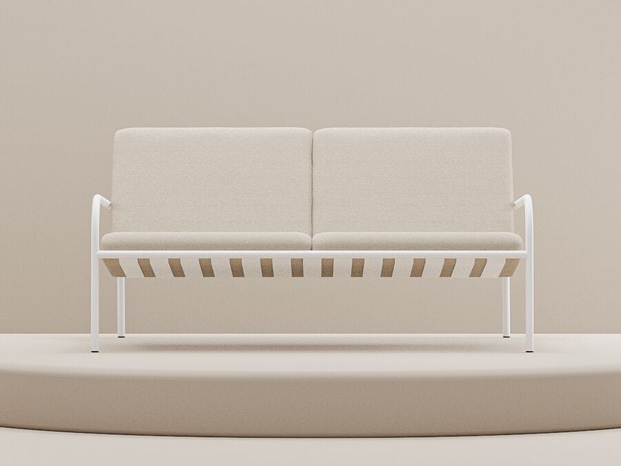 Стальной садовый диван с порошковым покрытием Metallbude CRUZ ARCH-00037484 - Вид №4