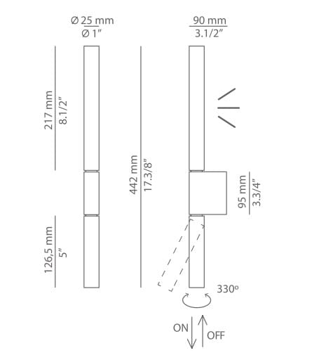 Регулируемый светодиодный настенный светильник Estiluz Canut ARCH-00059504 - Вид №6