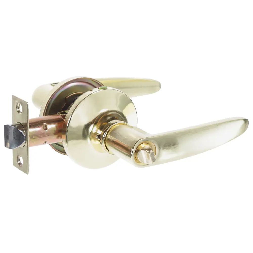 Ручка-защёлка Фабрика замков FZ 3501E BK, цвет глянцевое золото STLM-2031789