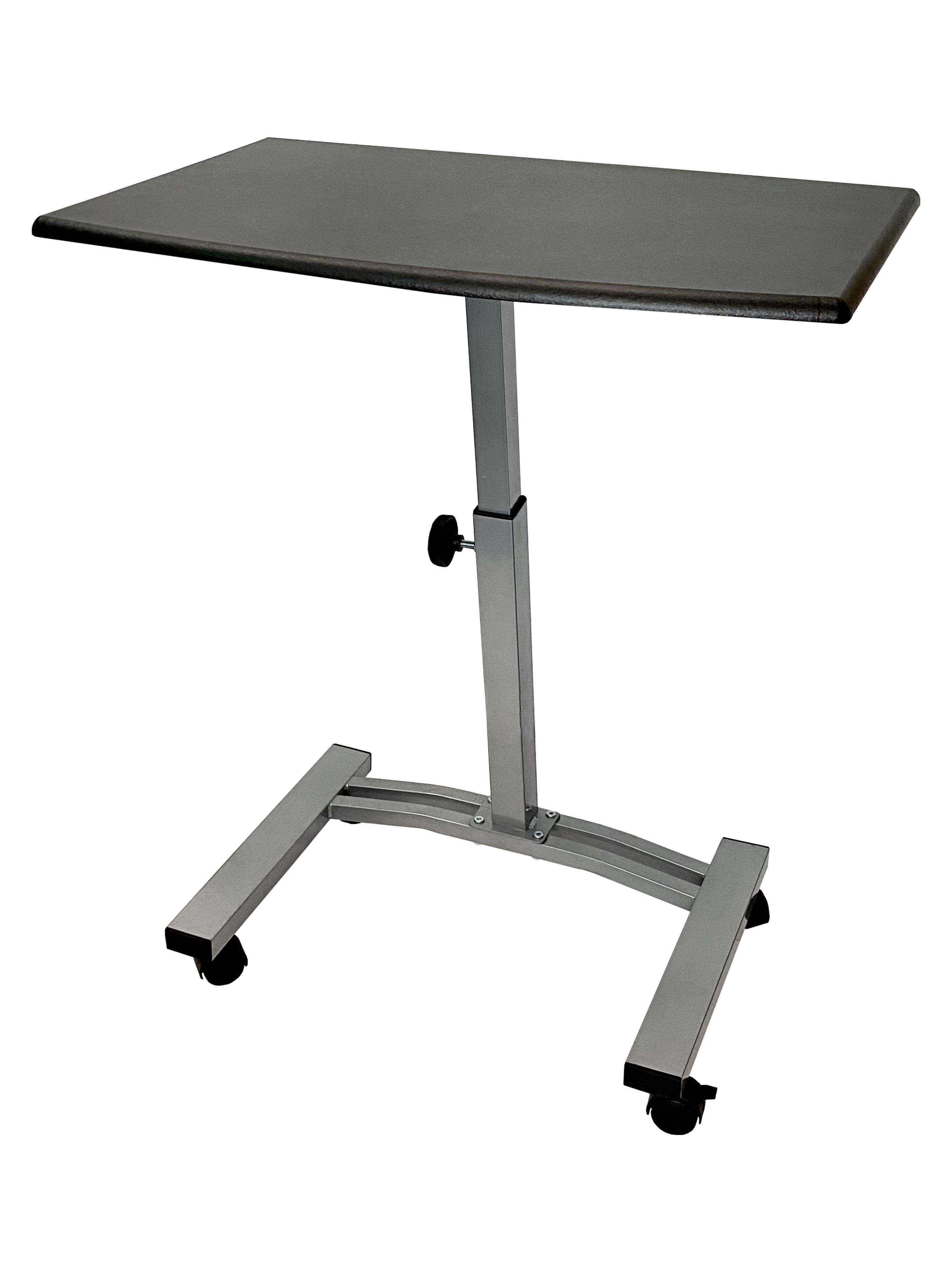 93739346 Стол SID для ноутбука, на колёсиках цвет черный Стол для ноутбука STLM-0563403 UNISTOR