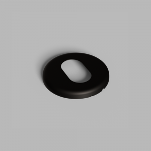 128004R8021 Накладка галечного цилиндра с овальным отверстием - чернаяd line Bjarke Ingels Group