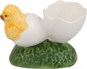 10581762 Bordallo Pinheiro Подставка для яйца Bordallo Pinheiro Цыпленок 6,5см, керамика Керамика