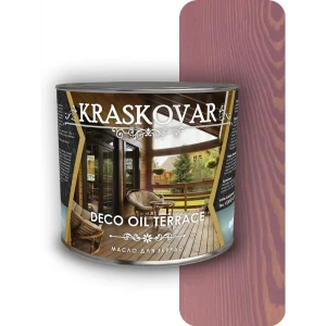 Масло для террас Kraskovar Deco Oil Terrace бургундия 2.2л