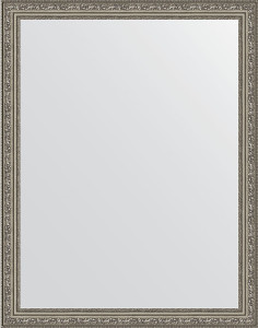 BY 3264 Зеркало в багетной раме - виньетка состаренное серебро 56 mm EVOFORM Definite