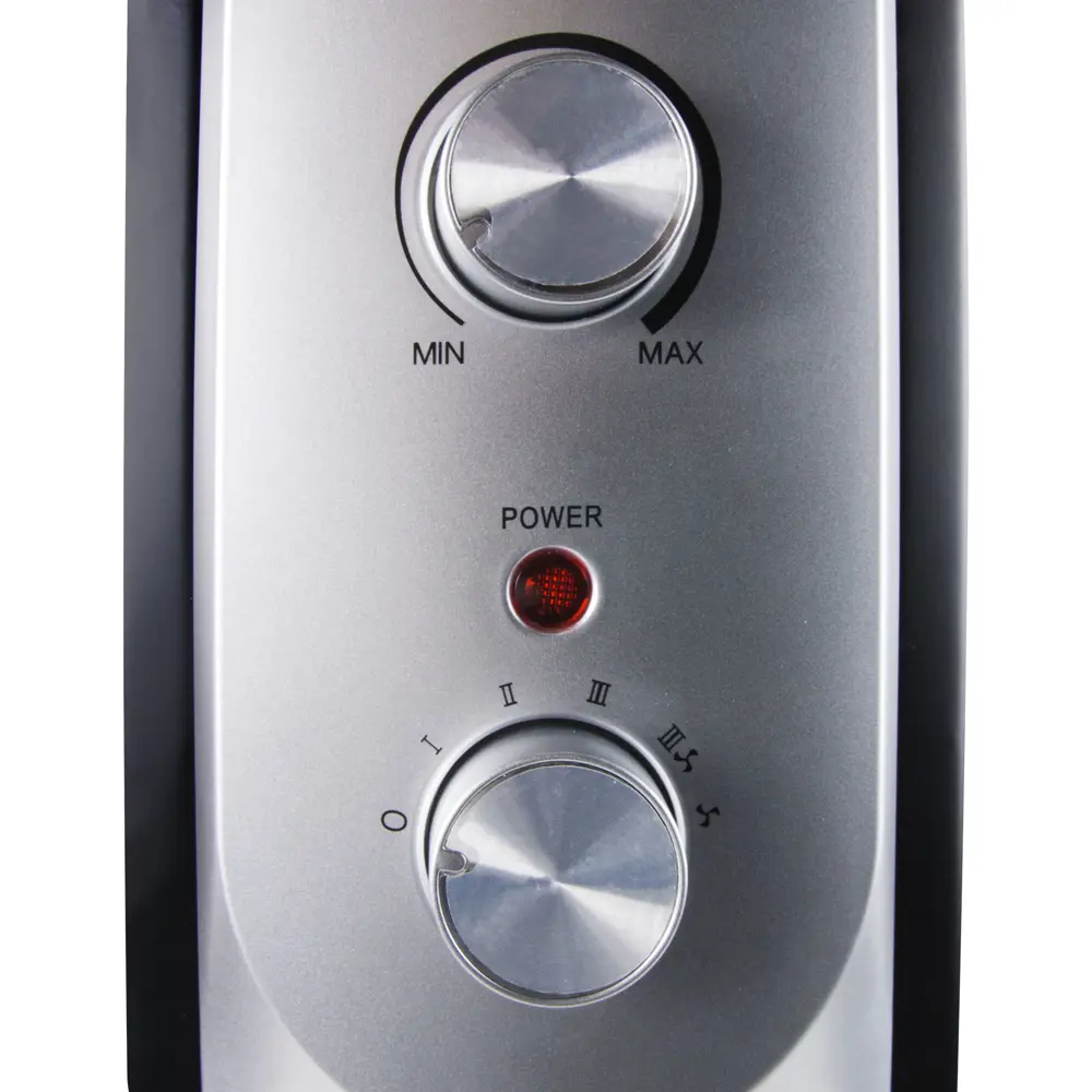 Обогреватель масляный Equation с механическим термостатом, 2400 Вт, 9 секций, цвет черный STLM-2175202 - Вид №2