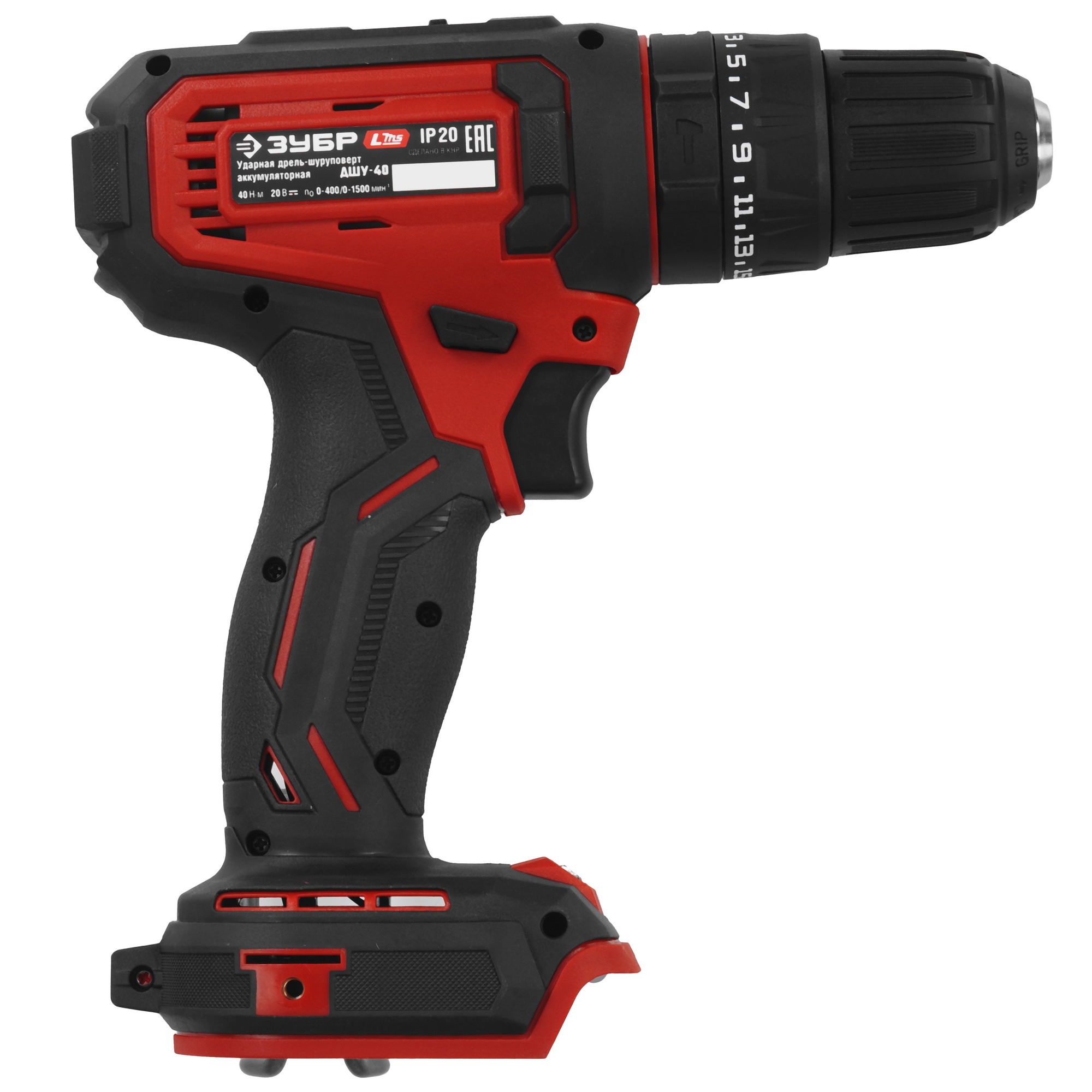 Дрель-шуруповерт Зубр ДШУ-40   , Без ЗУ, Без АКБ 9275990 STDN-0086643 - Вид №1