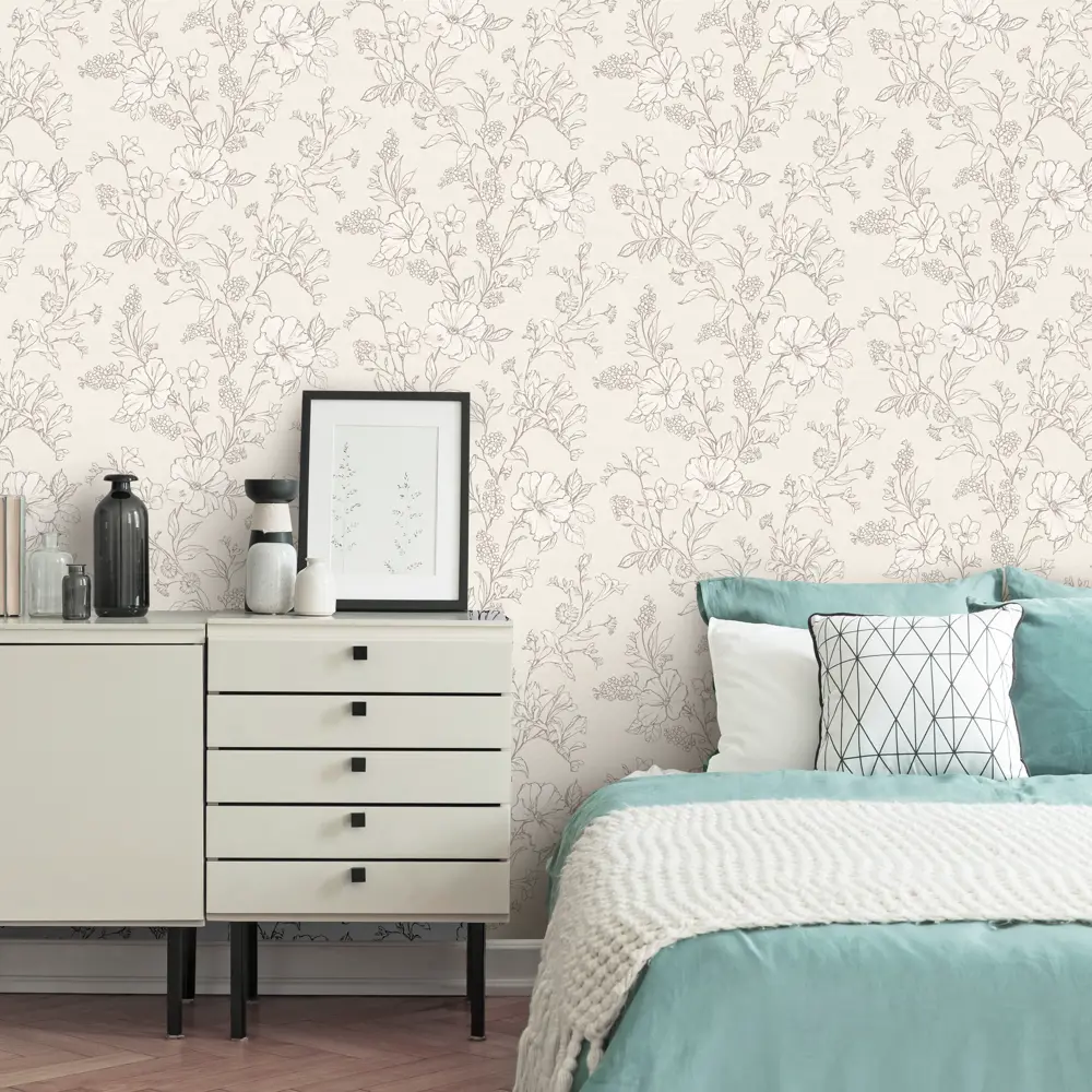 Обои флизелиновые Ateliero Provance бежевые 1.06 м 889092 STLM-2074088 - Вид №2