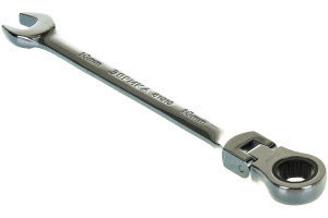 15995600 Комбинированный ключ трещоточный шарнирный 10мм на держателе ER-61010H Эврика