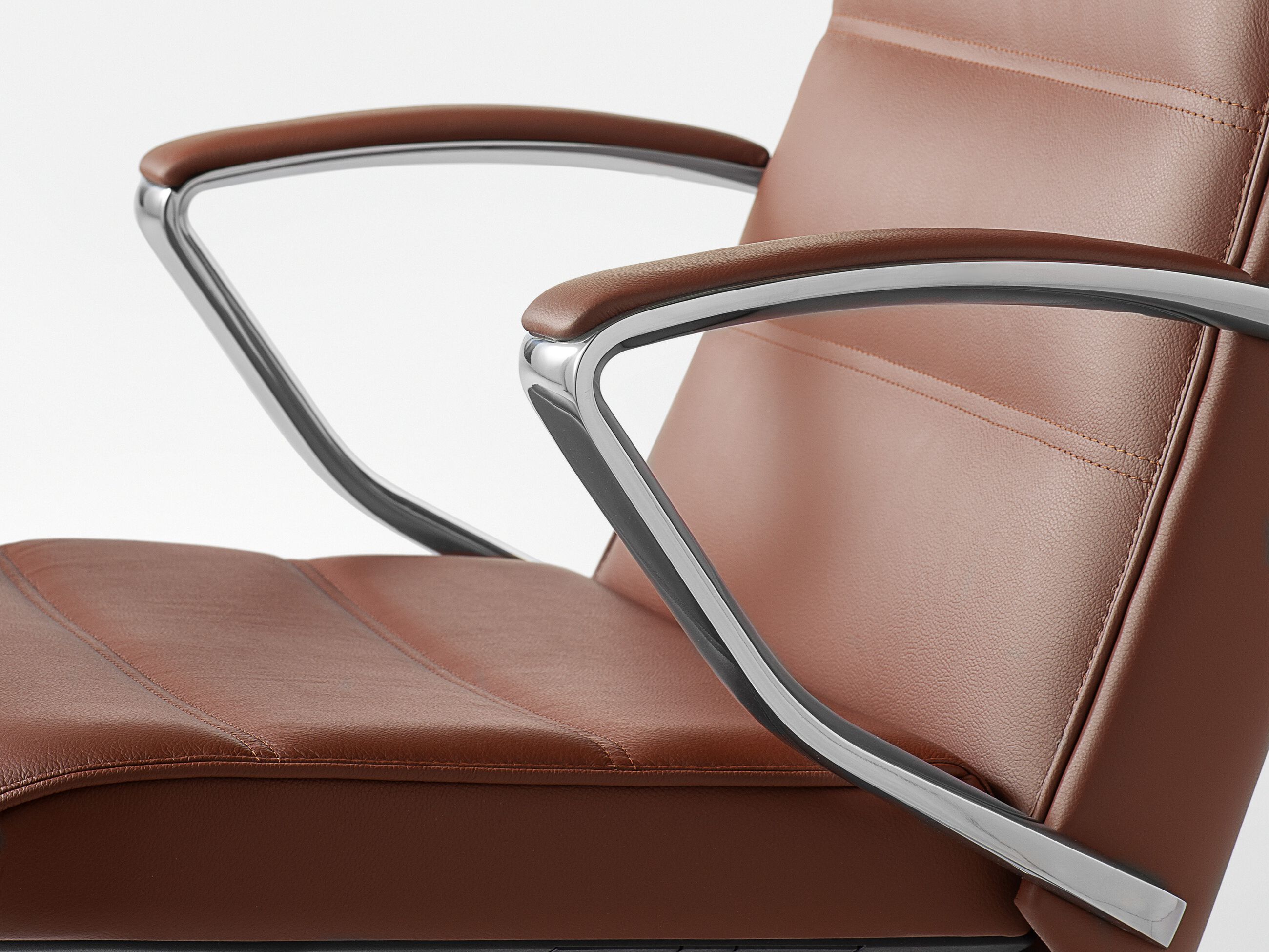 Кожаный офисный стул с 5 спицами Kastel Klivia ARCH-00129297 - Вид №2