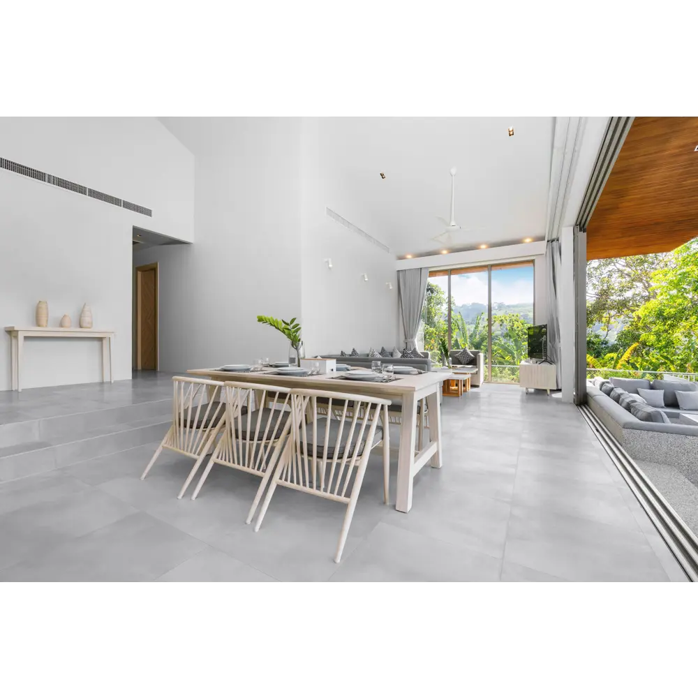 Глазурованный керамогранит Global Tile Apollo_GT 60x60 см 1.44 м² лаппатированный цвет серый 89456546 STLM-2140635 - Вид №6