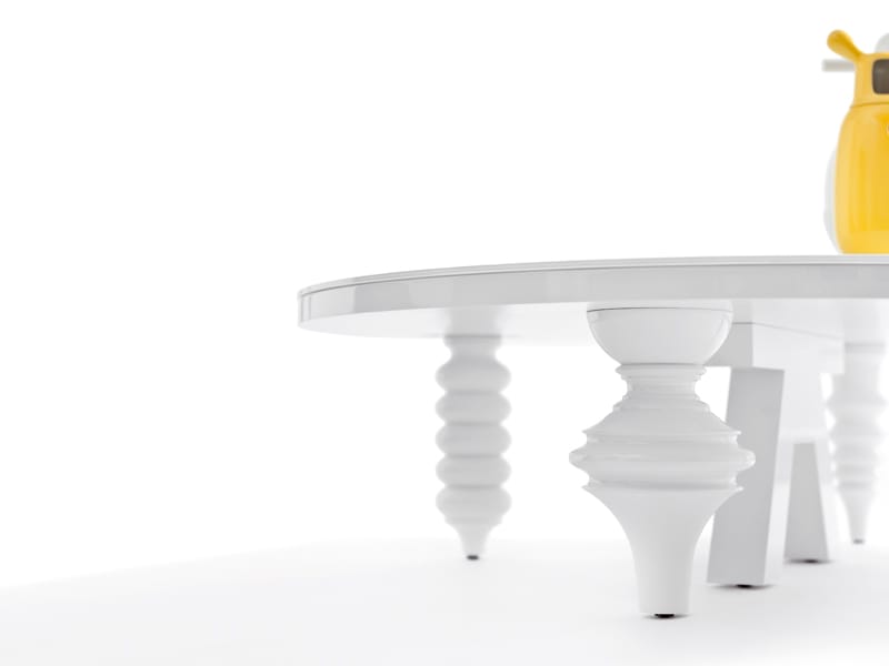 Круглый журнальный столик из МДФ для гостиной BD Barcelona Multileg ARCH-00093156 - Вид №8