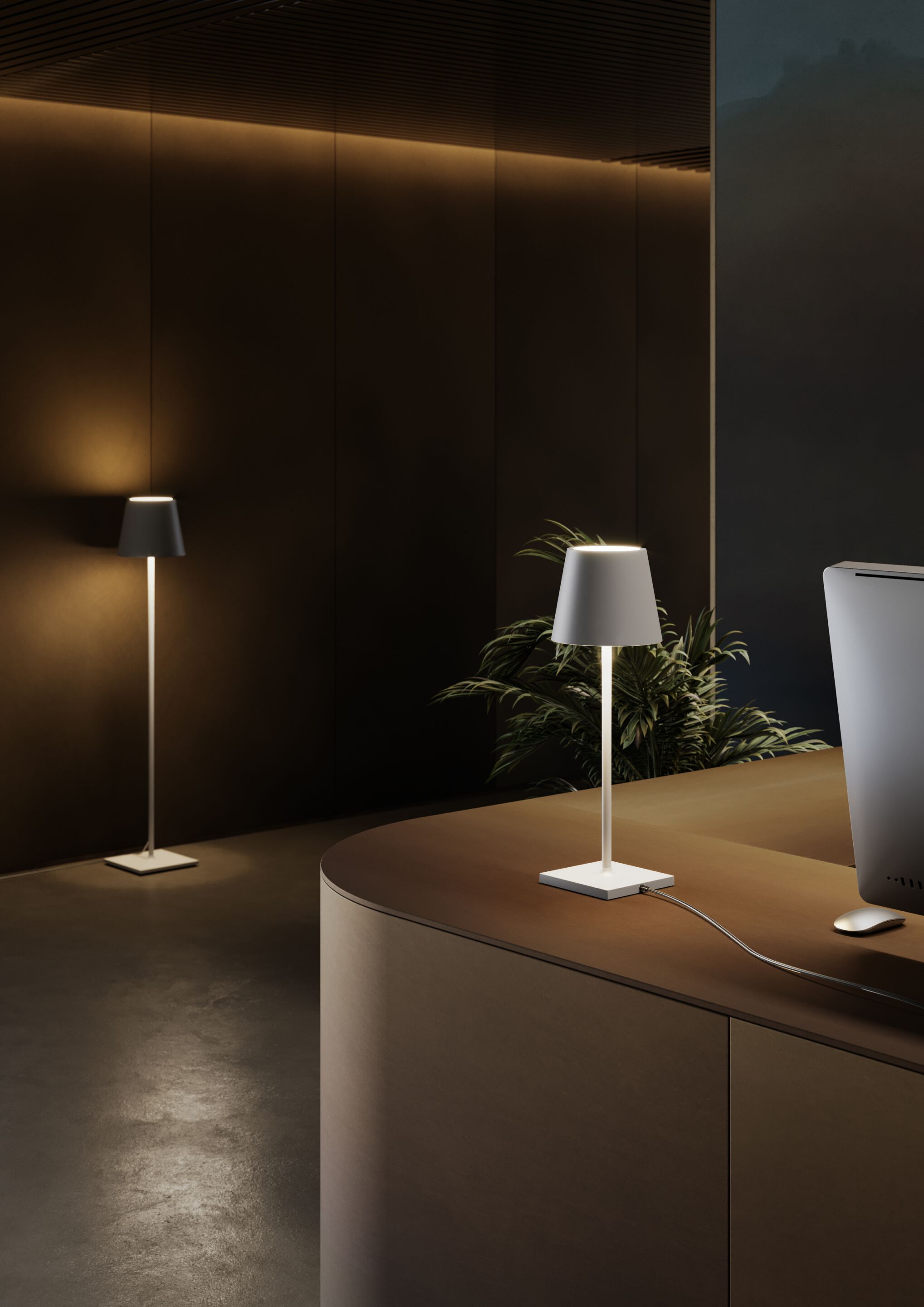 Заливка формы алюминия торшер Zafferano Poldina230V ARCH-00030436 - Вид №1