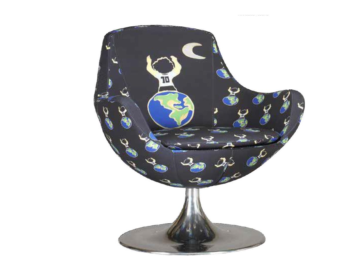 Тканевое кресло с подлокотниками Mirabili Francesco Cuomo ARCH-00012853