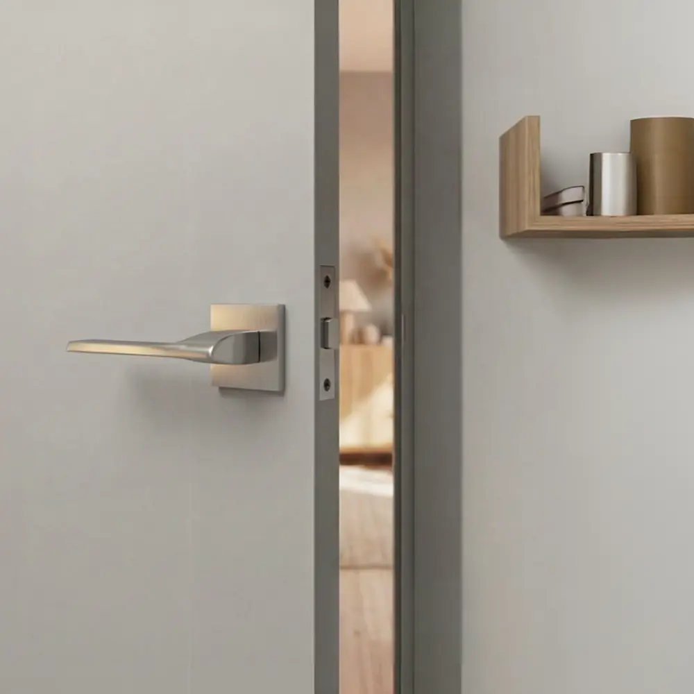 Дверные ручки Фабрика замков Peri без запирания цвет никель STLM-2148237 - Вид №3