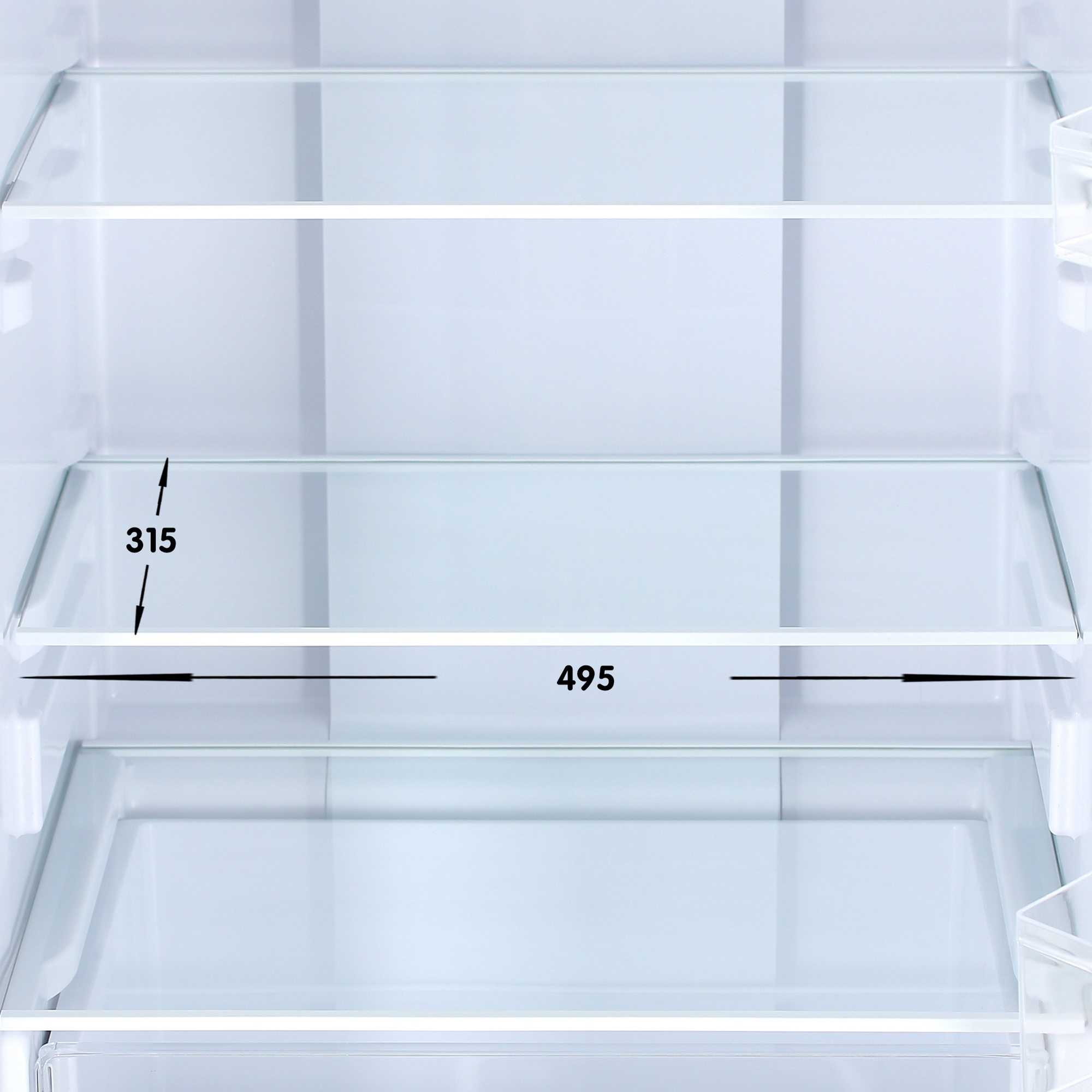 9944654 Холодильник с морозильником   Nordfrost RFC 350D NFS серебристый STDN-0024657 - Вид №8