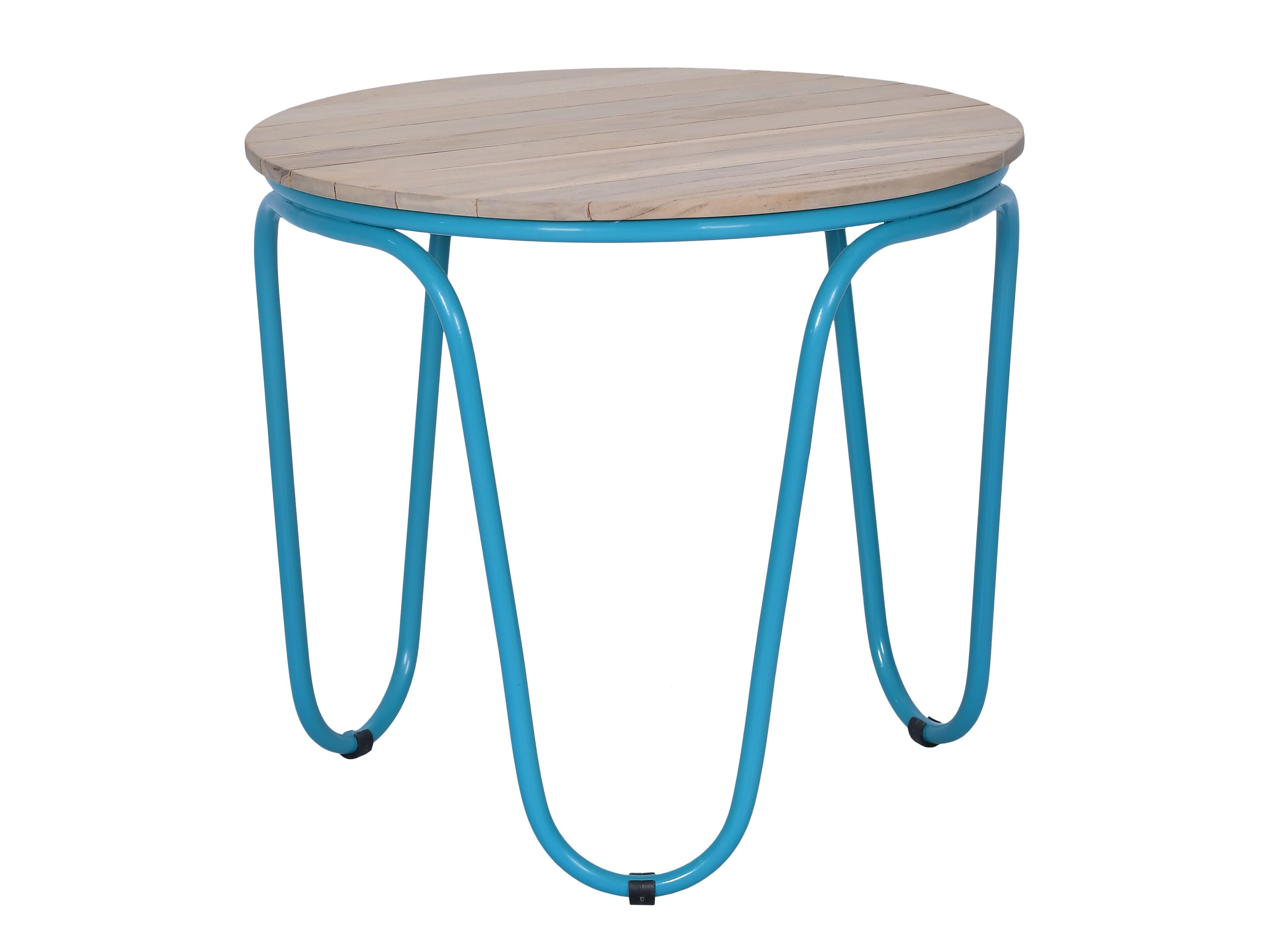 Круглый деревянный журнальный столик для сада cbdesign Lucie ARCH-00118817