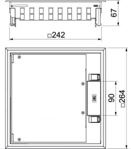 Убирающаяся башня OBO Bettermann BlackLine ARCH-00089059 - Вид №10