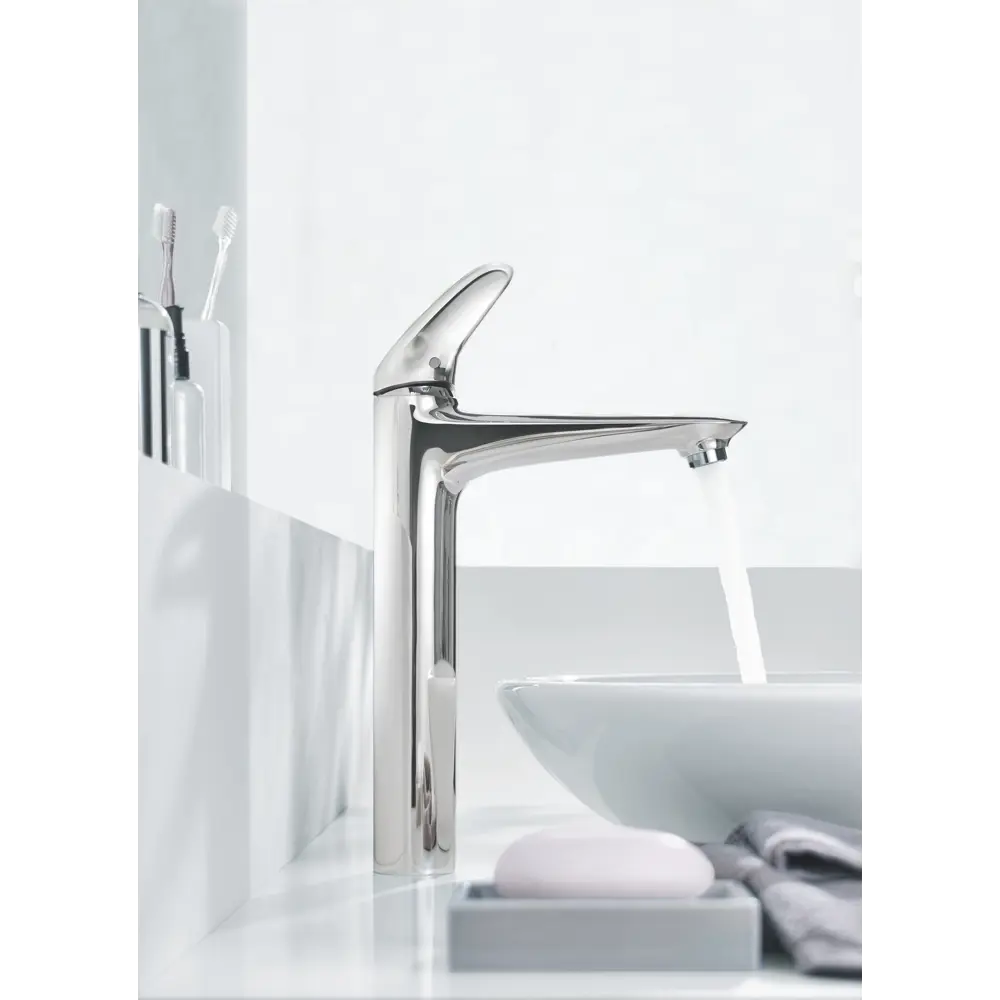 Смеситель для раковины Grohe Wave высокий однорычажный цвет хром STLM-2113283 - Вид №7