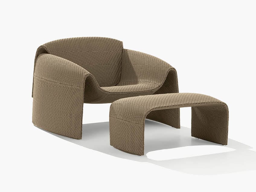 Садовое кресло с подлокотниками Poliform LE CLUB ARCH-00034349