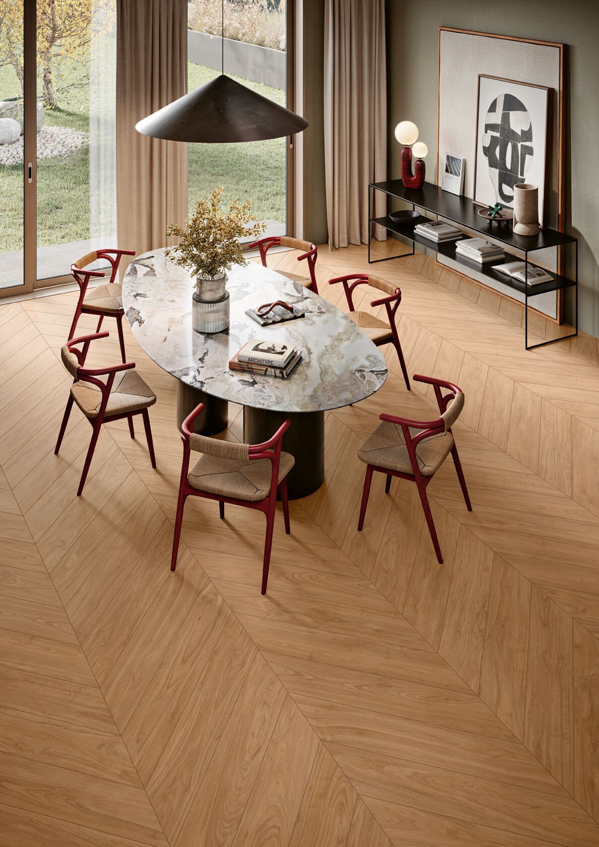 Пол / облицовка керамогранита под дерево MARGRES STAGE ARCH-00084596 - Вид №5