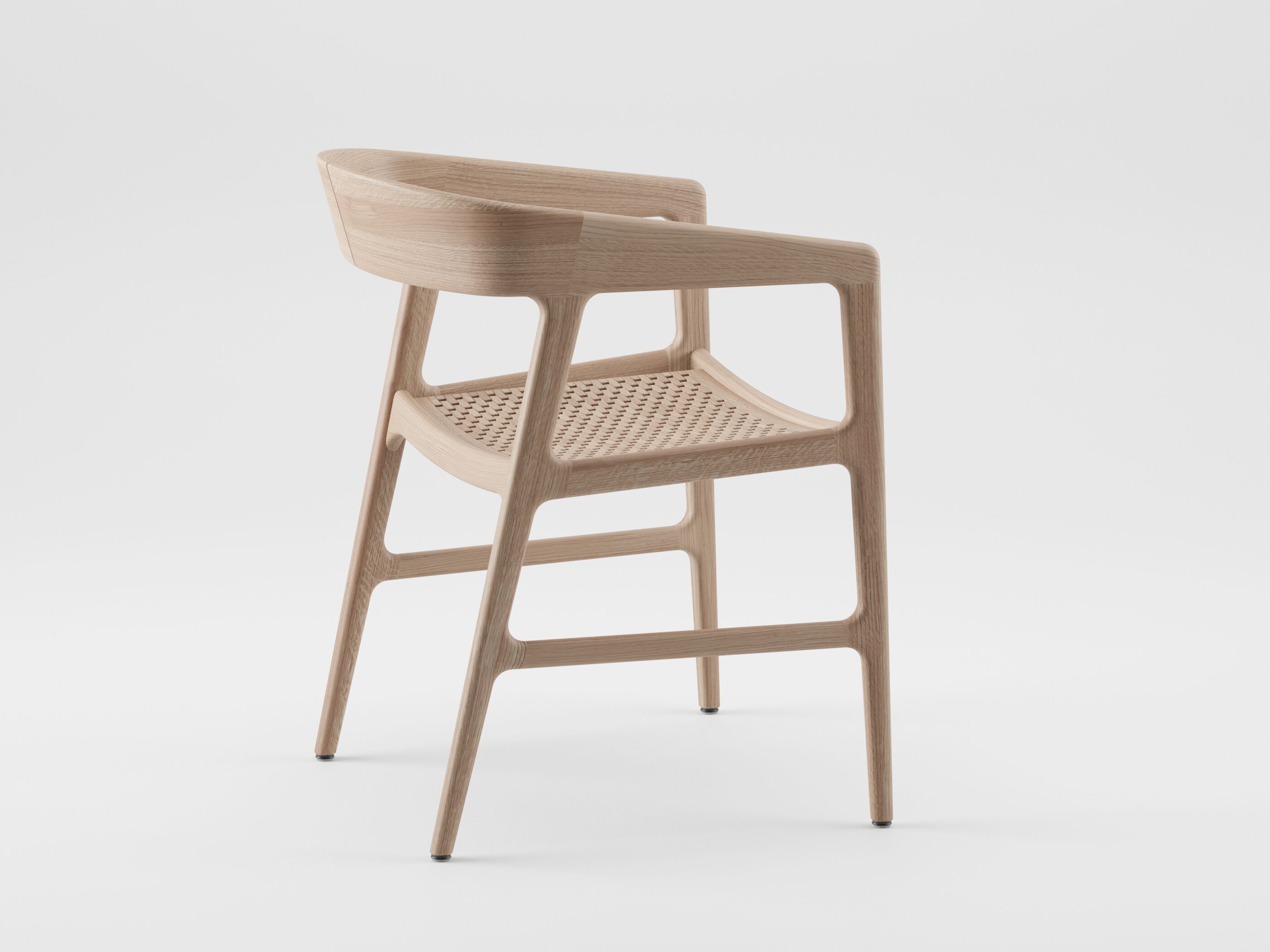 Стул из массива дерева с подлокотниками Artisan ARCH-00150006 - Вид №3