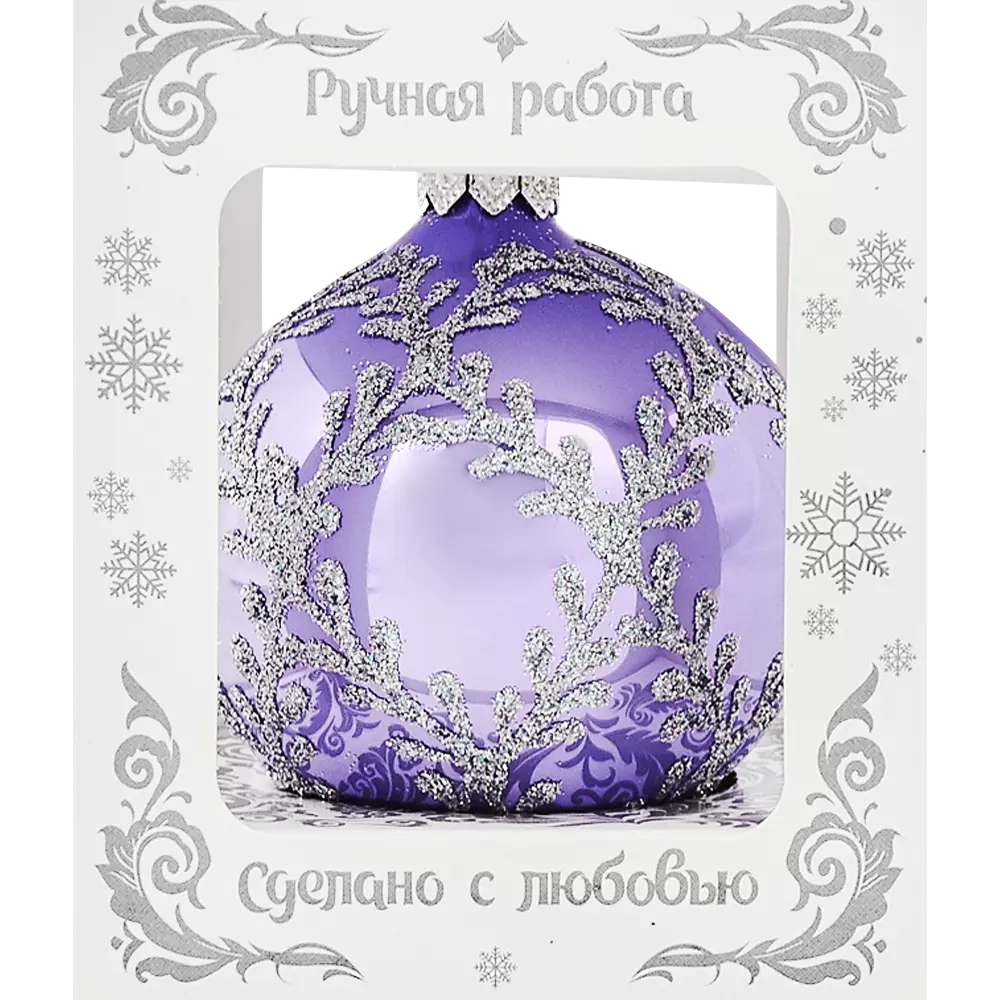 Шар ёлочный «Веточка ромб» 65 мм 82856283 STLM-2174577 Santreyd  - Вид №3