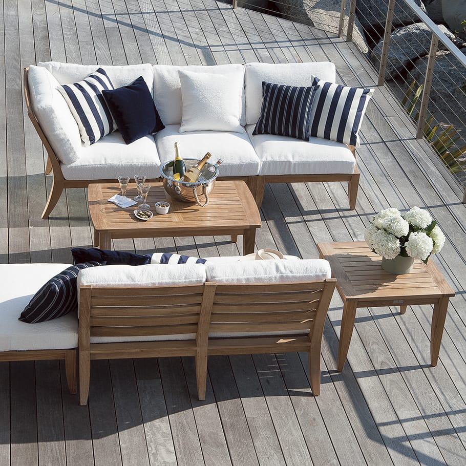 Прямоугольный стол из тикового дерева JANUS et Cie Relais ARCH-00066446 - Вид №6