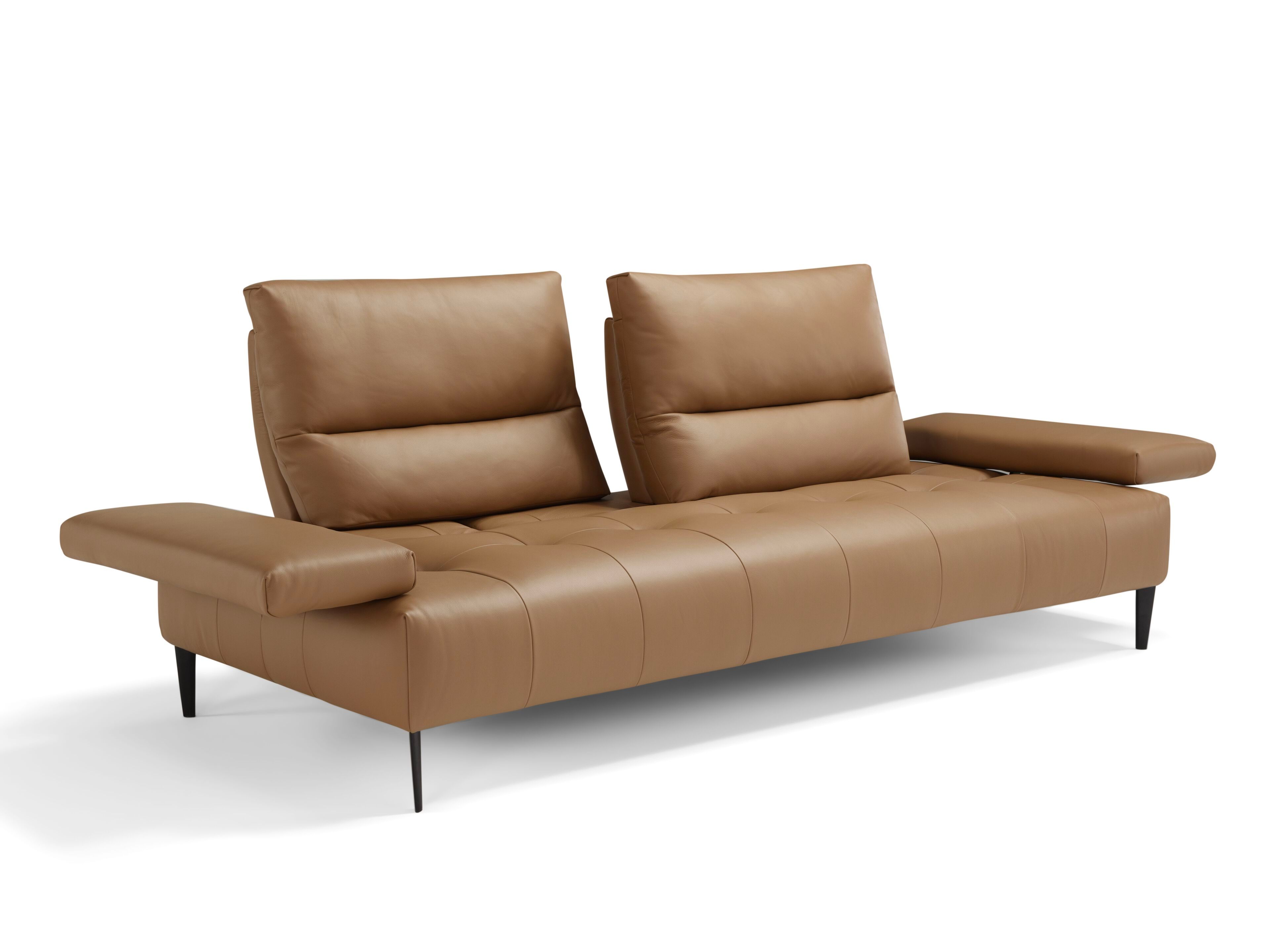 2-местный кожаный капитонный диван Egoitaliano TATE ARCH-00097461