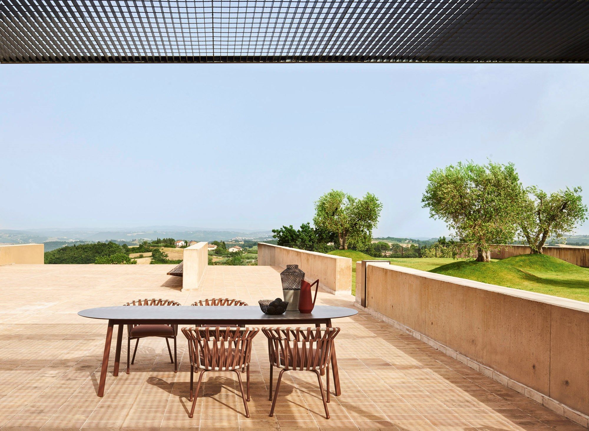 Алюминиевый стул с порошковым покрытием с подлокотниками Varaschin Emma Cross ARCH-00084415 - Вид №15