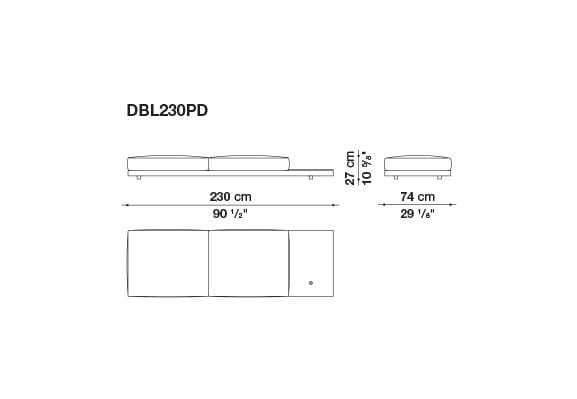 Кожаный диван B&B Italia док ARCH-00106863 - Вид №139
