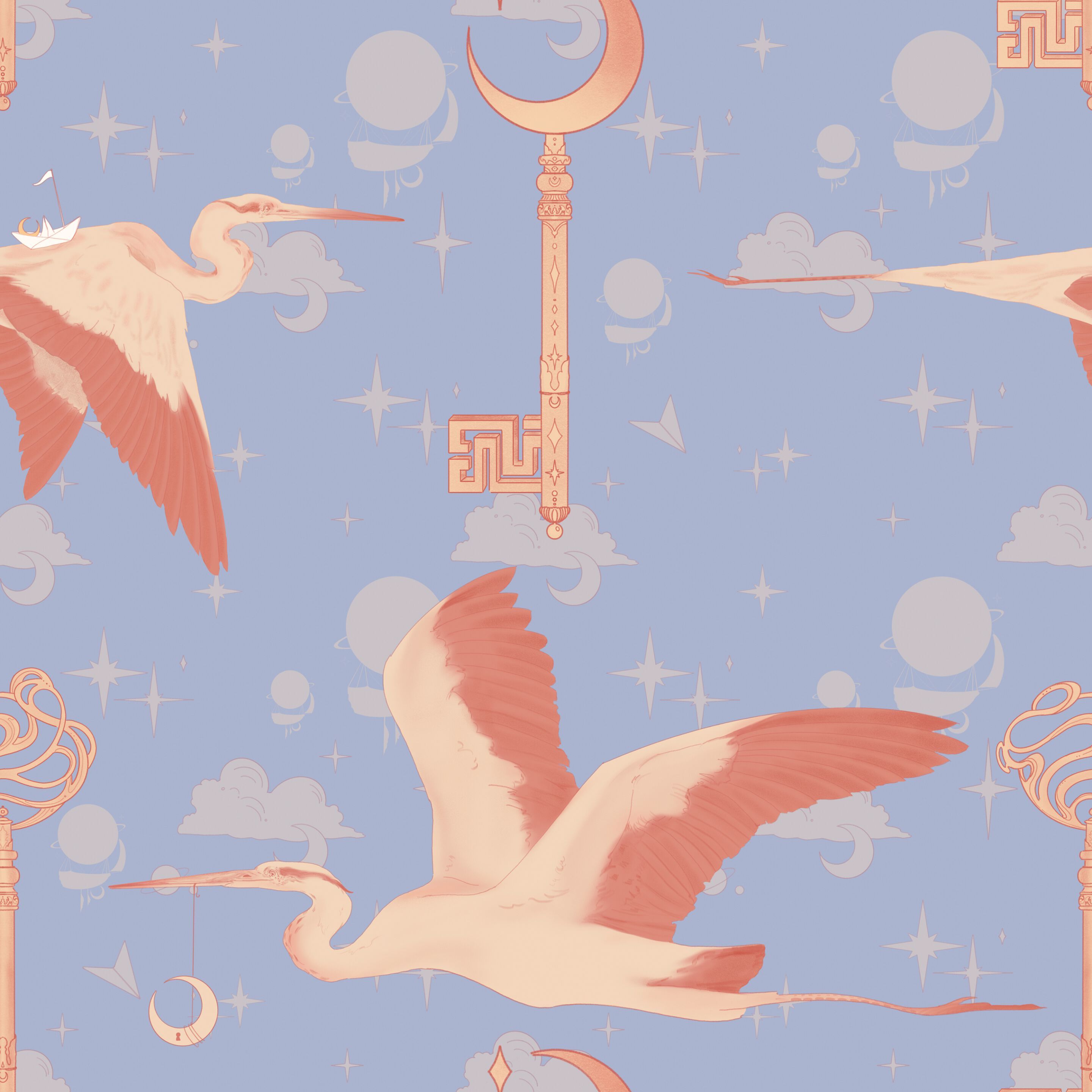 Обои с рисунком для детей Inkiostro Bianco Inkids ARCH-00029728 - Вид №2