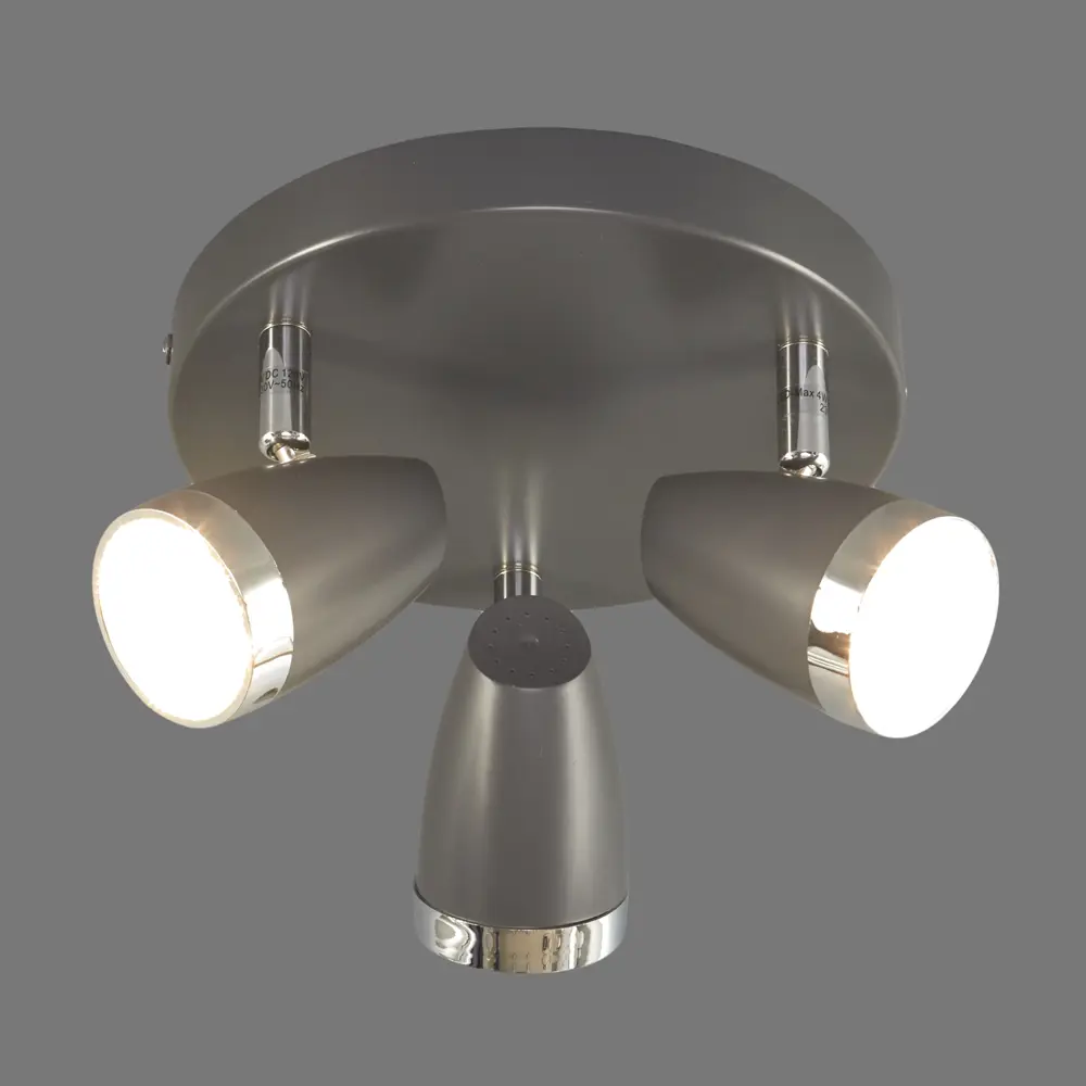 Спот светодиодный Globo 56110, 3x4 Вт, цвет чёрный STLM-2128526 - Вид №2