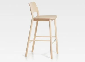 SIPA Барный стул из дерева с подставкой для ног Pop