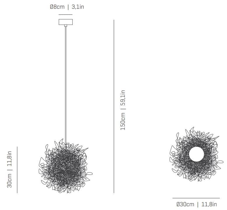 Светодиодный подвесной светильник из нержавеющей стали A-Emotional Light Pili ARCH-00009963 - Вид №8