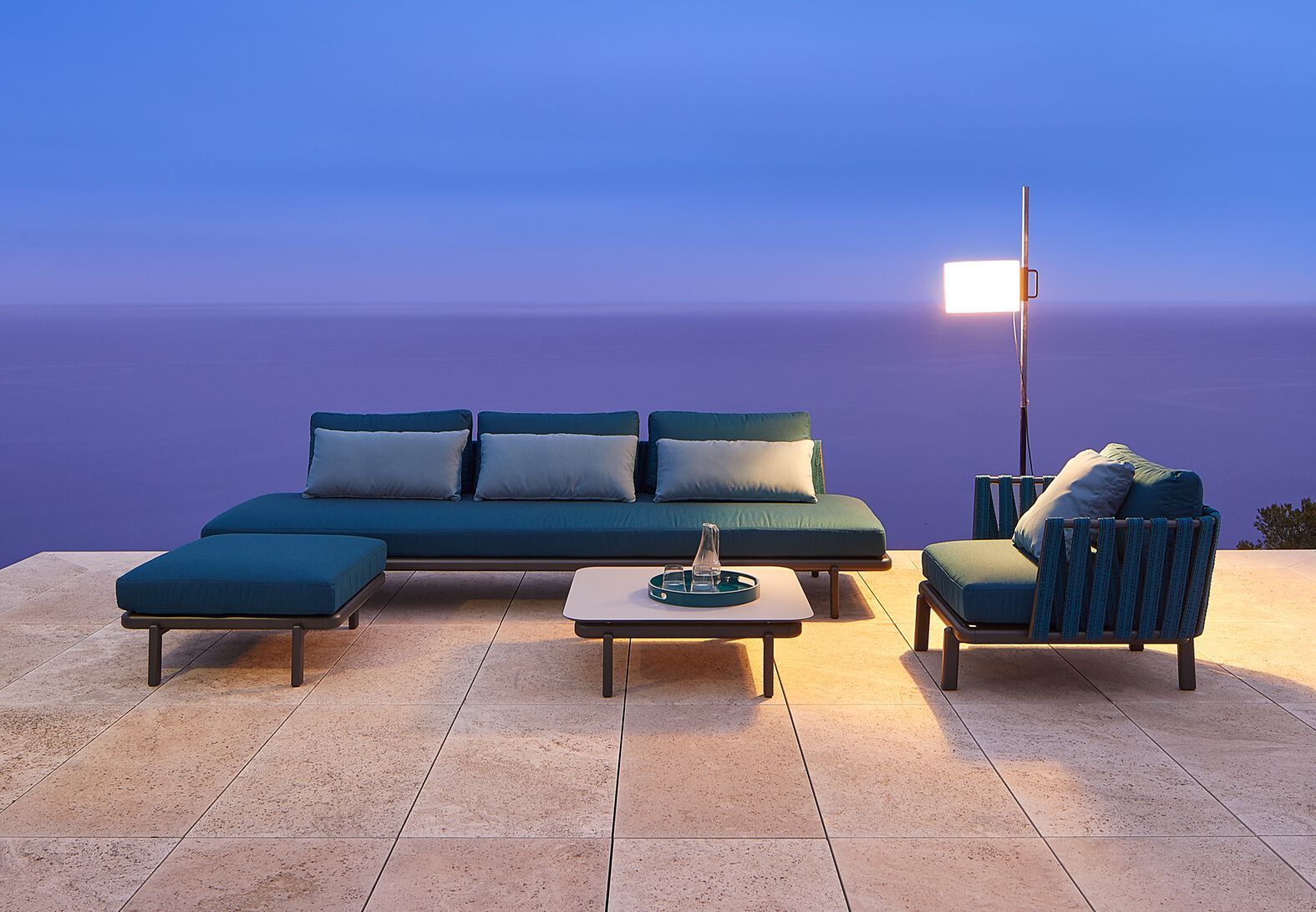 3-местный тканевый садовый диван Resol Anthea ARCH-00118112 - Вид №1