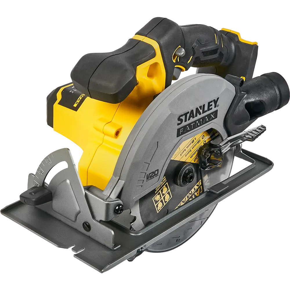 Пила циркулярная аккумуляторная Stanley SFMCS500M1KQW, 165 мм, 20 В Li-ion 1x4 Ач STANLEY FATMAX STLM-2160611 - Вид №7