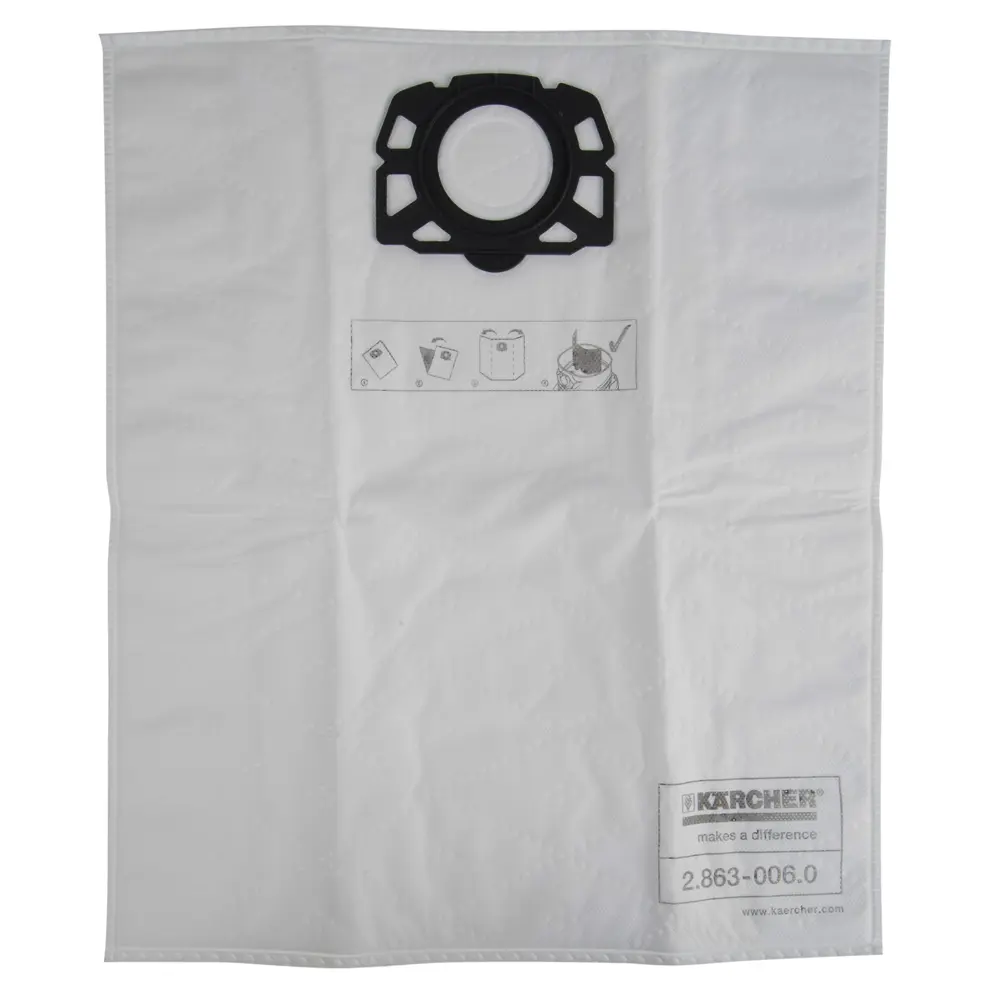 Мешки тканевые для пылесоса Karcher WD 4/5/6 30 л, 4 шт STLM-2129752