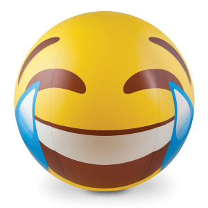 BMBBTE Мяч надувной , lol tears emoji, 46 см BigMouth