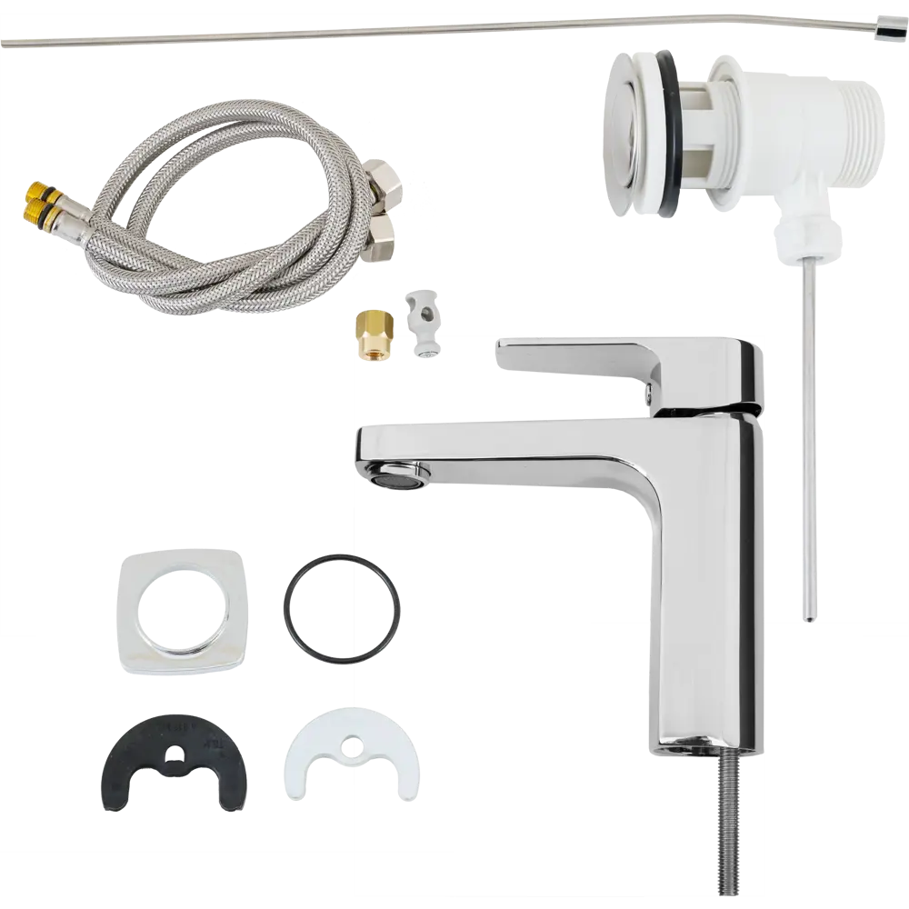 Смеситель для раковины Ideal Standard Esla однорычажный цвет хром STLM-2164920 - Вид №2