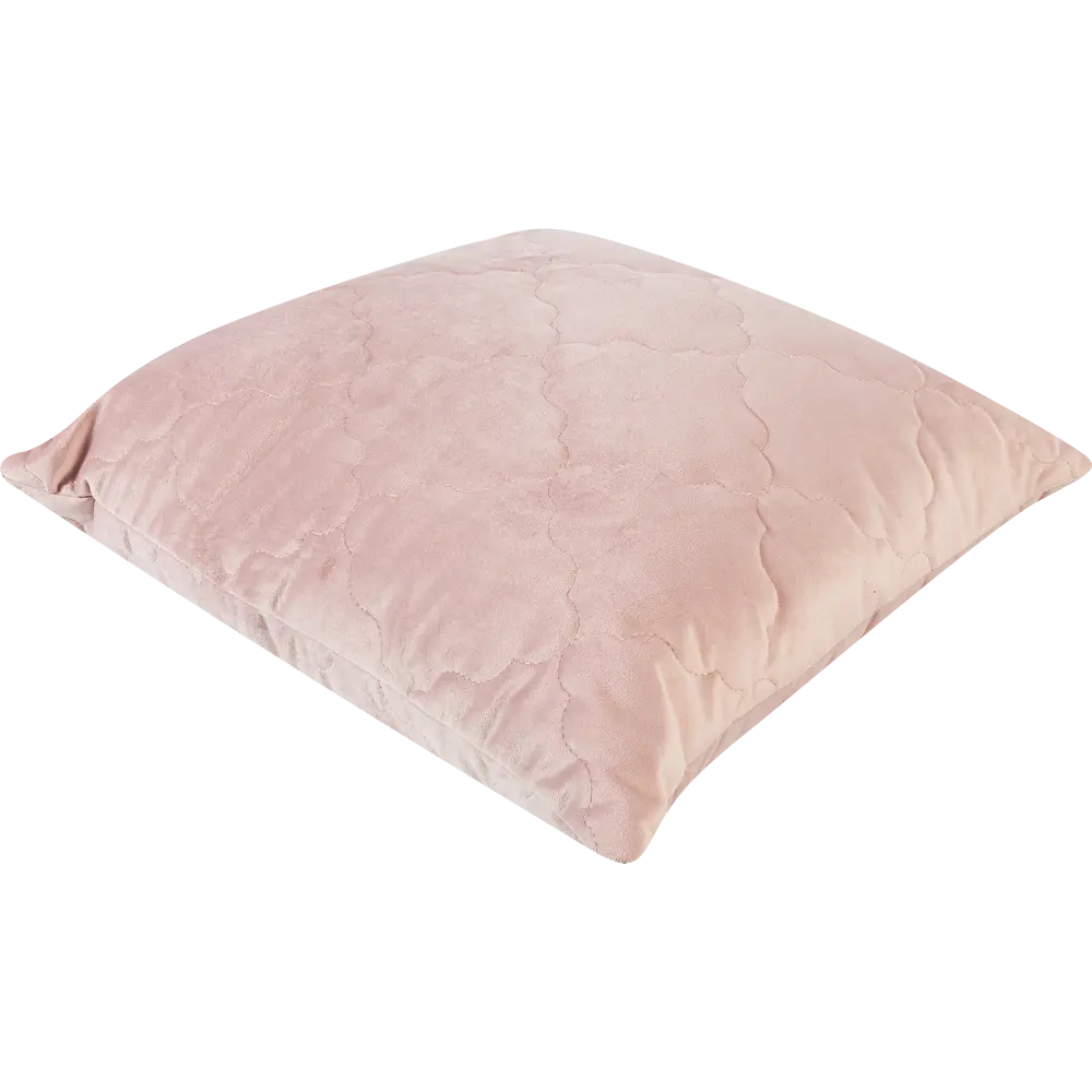 Подушка Ромб 50x50 см цвет розовый LINEN WAY STLM-2038818 - Вид №1