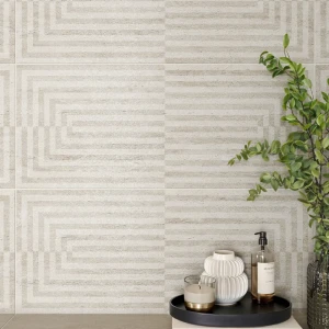 Настенная плитка Unitile Antica 02 25x60 см 1.2 м² матовая цвет бежевый