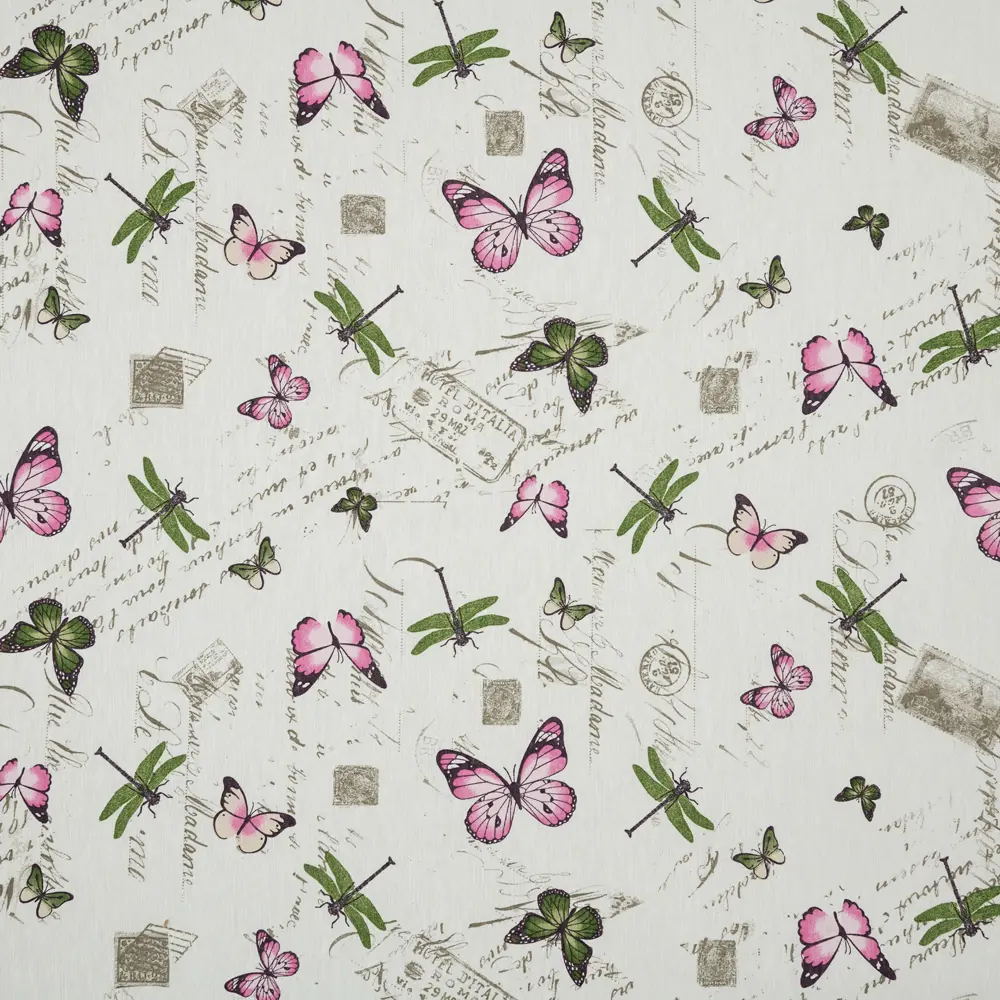 Штора Бабочки 160х260 роз Altali STLM-2109133 - Вид №1