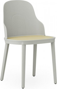 304048 Chair Molded Wicker, Warm grey / Полипропилен Normann Copenhagen Allez